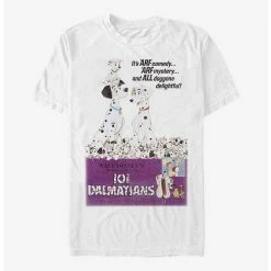 Best Pirce 😍 Disney 101 Dalmatians Vintage Poster Variant T-Shirt 👍