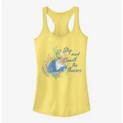 Hot Sale 🎁 Disney Alice In Wonderland Smell The Flowers 😉 Girls Tank ✔️