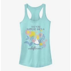 Top 10 ✨ Disney Alice In Wonderland Wildflower 🥰 Girls Tank ❤️