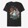 Best Pirce ❤️ Disney Alice In Wonderland Flower Love T-Shirt 🔔