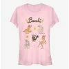 Promo ❤️ Disney Bambi Textbook 🎉 Girls T-Shirt 👍