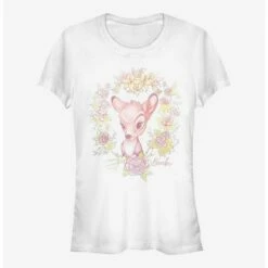 Brand new 😍 Disney Bambi Watercolor Floral Girls T-Shirt ⭐