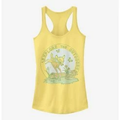 Budget 🎁 Disney Bambi Explore With Bambi Girls Tank 🔔