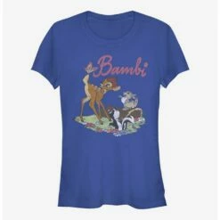 Promo 😍 Disney Bambi Group Girls T-Shirt ❤️
