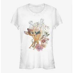 Cheapest 🌟 Disney Bambi Floral Bambi Girls T-Shirt 🎉