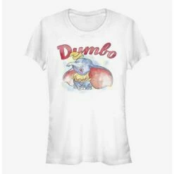 Best Pirce 😀 Disney Dumbo Watercolor Girls T-Shirt 🔥