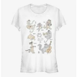Promo ⭐ Disney The Aristocats Group 🧨 Girls T-Shirt 👏