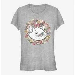 Best reviews of ⭐ Disney The Aristocats Circle Floral Marie ⭐ Girls T-Shirt 🔥