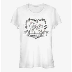 Promo ✨ Disney The Aristocats Duchess And O'Malley Purrfect 😉 Girls T-Shirt 🤩