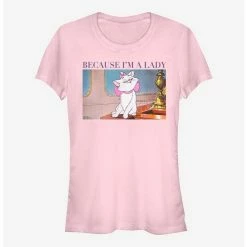 New ⌛ Disney The Aristocats Lady Still Girls T-Shirt ✔️