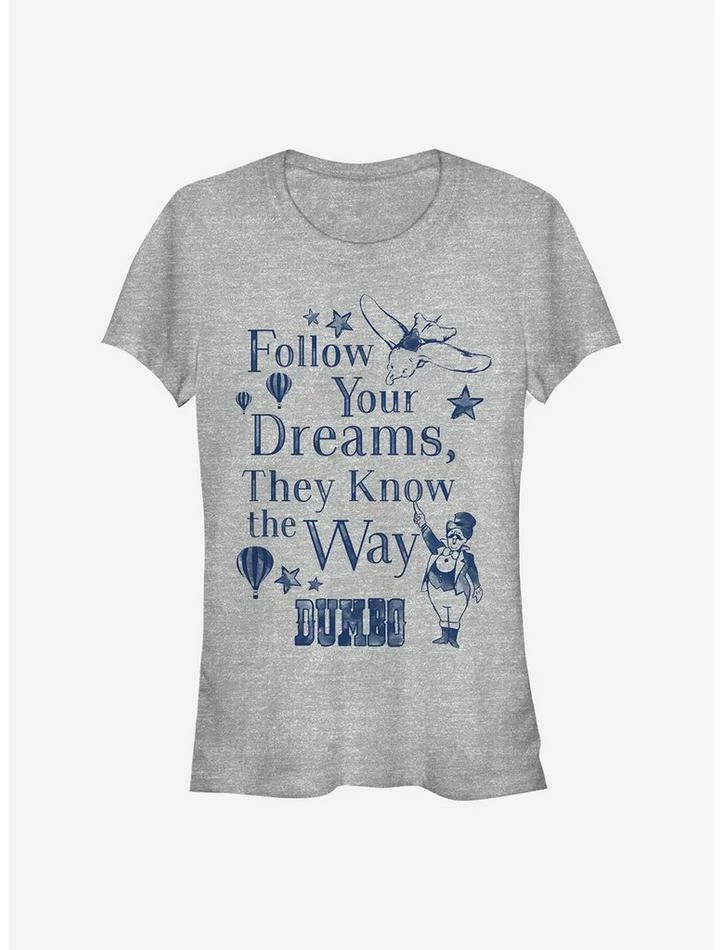 Brand new 🎁 Disney Dumbo Follow Dreams Girls T-Shirt 🛒 1 Brand new 🎁 Disney Dumbo Follow Dreams Girls T-Shirt 🛒