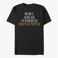 Promo ❤️ Disney Hocus Pocus Name Stack T-Shirt 🔔