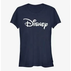 Promo ✨ Disney Classic Basic Disney Logo ✔️ Girls T-Shirt ⭐
