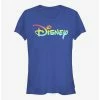 Buy 👏 Disney Classic Rainbow Fill Logo Girls T-Shirt ⭐