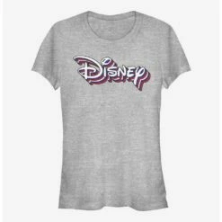 New ❤️ Disney Classic Retro Rainbow Logo Girls T-Shirt ❤️