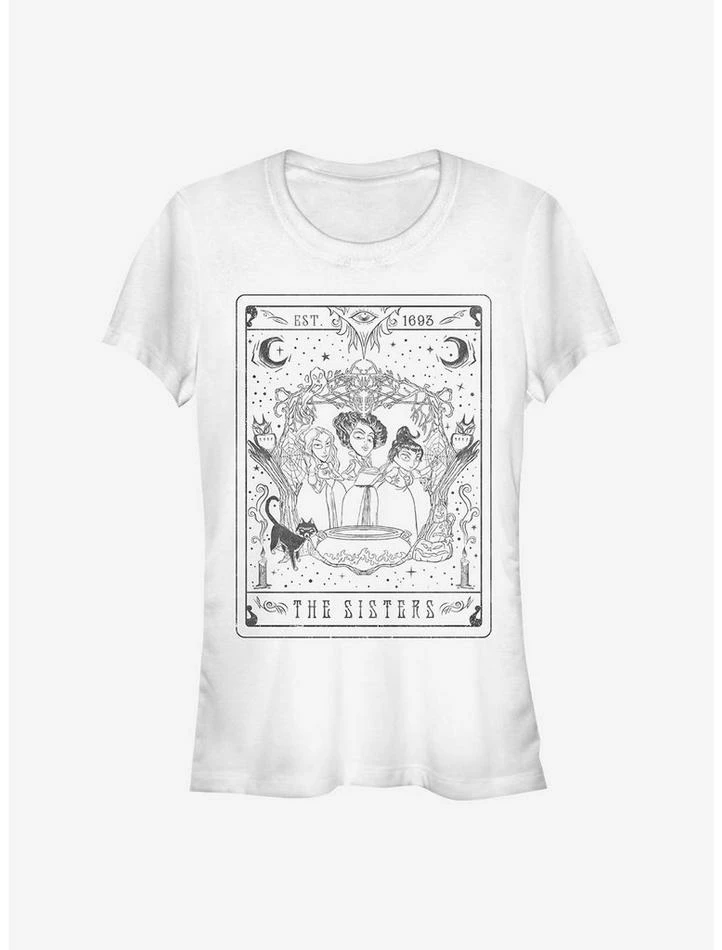 Budget 🔥 Disney Hocus Pocus The Sisters Tarot 🤩 Girls T-Shirt ⌛ 1 Budget 🔥 Disney Hocus Pocus The Sisters Tarot 🤩 Girls T-Shirt ⌛