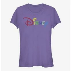 Best deal ❤️ Disney Classic Multicolor Disney Logo ❤️ Girls T-Shirt ⌛ -Dressup Outfits Shop 14447193 hi