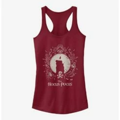 Discount 🎁 Disney Hocus Pocus Black Flame Girls Tank 👏