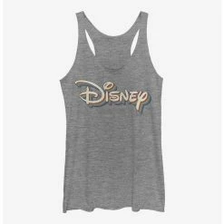 Cheapest 😀 Disney Classic Retro Rainbow Logo Girls Tank ❤️