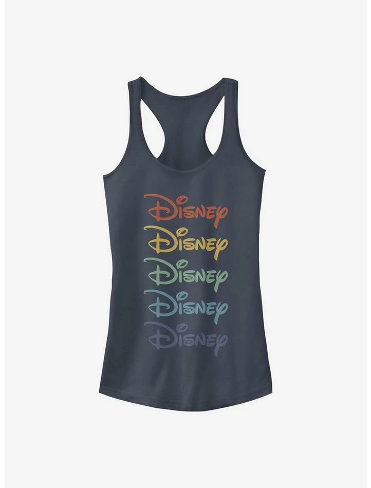 Wholesale βοΈ Disney Classic Rainbow Stacked Logo 𧨠Girls Tank π 1 Wholesale βοΈ Disney Classic Rainbow Stacked Logo 𧨠Girls Tank π