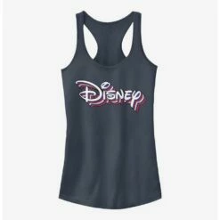 Coupon 🎉 Disney Classic Retro Rainbow Logo Girls Tank 🤩
