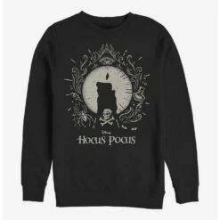Cheap ⭐ Disney Hocus Pocus Black Flame Crew Sweatshirt 🌟