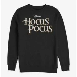 Deals 🤩 Disney Hocus Pocus Hocus Pocus Logo Crew Sweatshirt 🔥