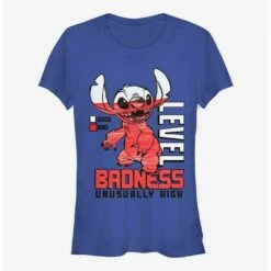 Flash Sale 👍 Disney Lilo & Stitch Badness Level Girls T-Shirt 🤩