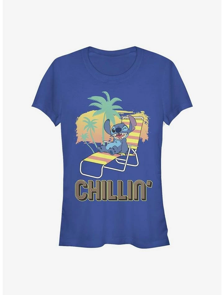 Best Sale 𧨠Disney Lilo & Stitch Chillin' π₯° Girls T-Shirt βοΈ 2 Best Sale 𧨠Disney Lilo & Stitch Chillin' π₯° Girls T-Shirt βοΈ - Image 2