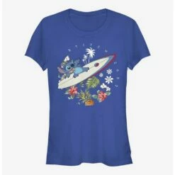 Flash Sale 💯 Disney Lilo & Stitch Surfer Dude Girls T-Shirt ❤️