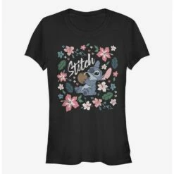 Buy 👏 Disney Lilo & Stitch Tropical Stitch 😉 Girls T-Shirt ⭐