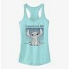 Promo 🌟 Disney Lilo & Stitch Experiment 262 Monochromatic Navy Girls Tank ✔️