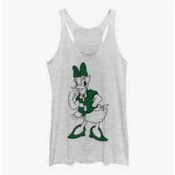 Flash Sale ⌛ Disney Daisy Duck Pine Green Daisy Girls Tank 💯