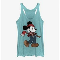 Cheapest 😀 Disney Mickey Mouse Lumberjack Mickey 😉 Girls Tank ✨