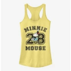 Budget 💯 Disney Minnie Mouse Minnie Mouse Collegiate Girls Tank 😀