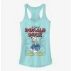 New ⭐ Disney Donald Duck Original Donald Sketchbook 🔥 Girls Tank 🔥