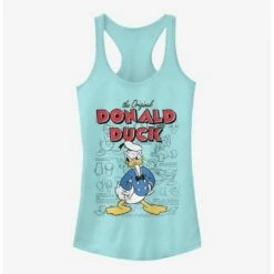 New ⭐ Disney Donald Duck Original Donald Sketchbook 🔥 Girls Tank 🔥