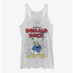 Best Sale ✔️ Disney Donald Duck Original Donald Sketchbook 🧨 Girls Tank ✔️