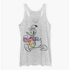 Hot Sale ⭐ Disney Donald Duck Tie Dye Donald 🧨 Girls Tank ✔️