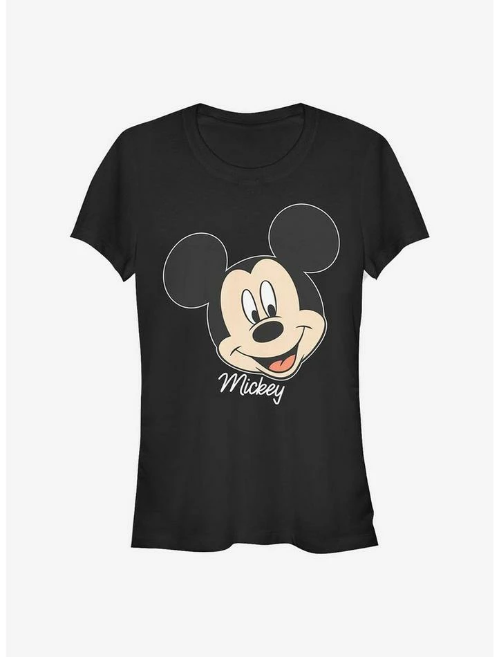 Best Pirce 🤩 Disney Mickey Mouse Mickey Big Face Girls T-Shirt 🔔 1 Best Pirce 🤩 Disney Mickey Mouse Mickey Big Face Girls T-Shirt 🔔