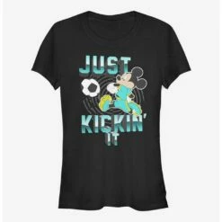 Promo ❤️ Disney Mickey Mouse Kickin' It ⭐ Girls T-Shirt 🎉