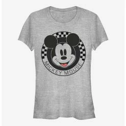 Budget ⌛ Disney Mickey Mouse Mickey Mouse Checkered Girls T-Shirt 🔥