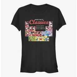 Discount ⌛ Disney Mickey Mouse Classic Periodic 💯 Girls T-Shirt 🌟