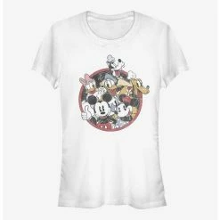 Best Sale 👏 Disney Mickey Mouse Retro Groupie Girls T-Shirt ❤️