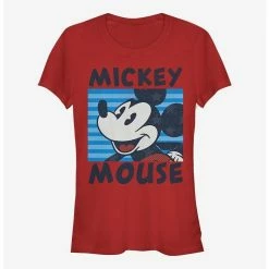 New 🔥 Disney Mickey Mouse Mickey's Stripes 🔥 Girls T-Shirt ⌛