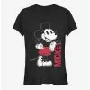 Outlet 🔥 Disney Mickey Mouse Mickey Leaning 😉 Girls T-Shirt ⌛