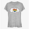 Cheap ⭐ Disney Mickey Mouse Rainbow Love ✔️ Girls T-Shirt ⭐
