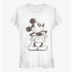 Brand new 👍 Disney Mickey Mouse Sketch Mickey Girls T-Shirt 🔥