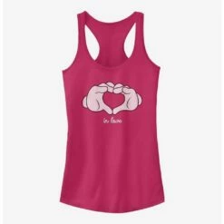 Coupon ⌛ Disney Mickey Mouse Glove Heart 🎉 Girls Tank ⭐