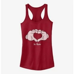Flash Sale ⌛ Disney Mickey Mouse Glove Heart 🥰 Girls Tank ⌛